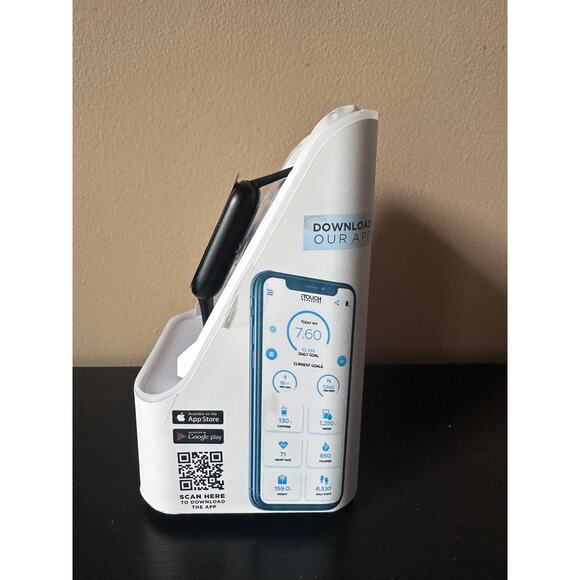 iTouch Air 3 44mm Black Case/ Black Strap Smartwatch New in Open Box - Picture 4 of 8